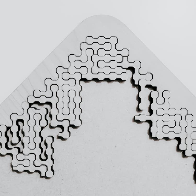 A pyramid shape made up of puzzle pieces representing the Work Packages bulidng the FH picture